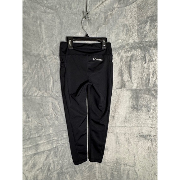 Columbia Other - Columbia Kids Black Active Leggings Side Pockets XS 6/6X AG0067 hiking soccer